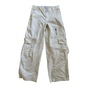 Urban Outfitters Y2K cargo white pants
